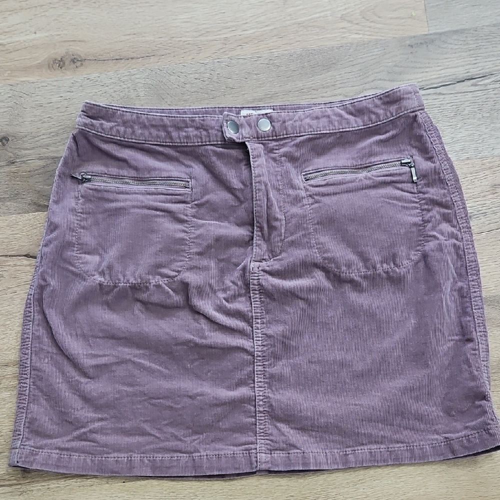 Massimo Purple Mini Corduroy Skirt Size 8 Casual Everyday Skirt